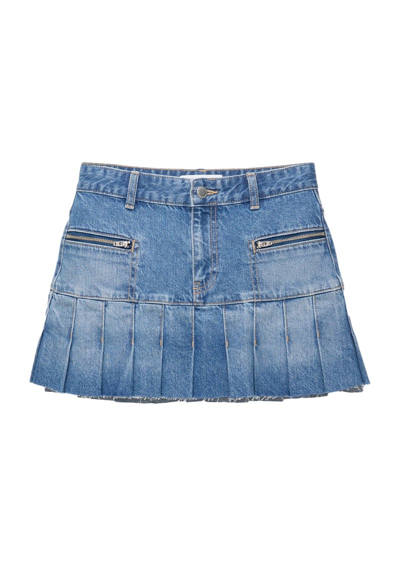 PULL&BEAR Jeansrok blauw denim/bluedenim