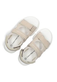 Calvin Klein PLATTE - Outdoorsandalen - sand