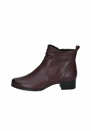 Caprice, STIEFELETTE - Lage laarzen - bordeaux nappa