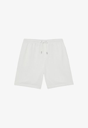 Reiss, REGULAR FIT - RENLY TEXTURED DRAWSTRING SHORTS - Træningsbukser - white
