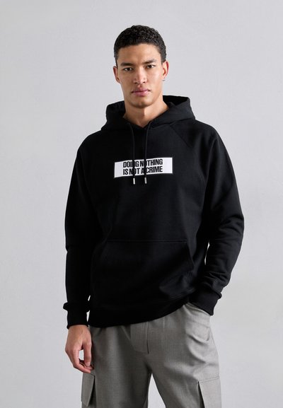 Études LOOSE HOODIE NOT A CRIME  - Sweatshirt - black