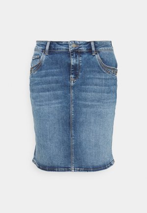 RENEE - Falda vaquera - blue denim