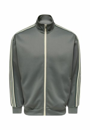 ONSRIBER RLX LS ZIP TRACK - Felpa con zip - sedona sage