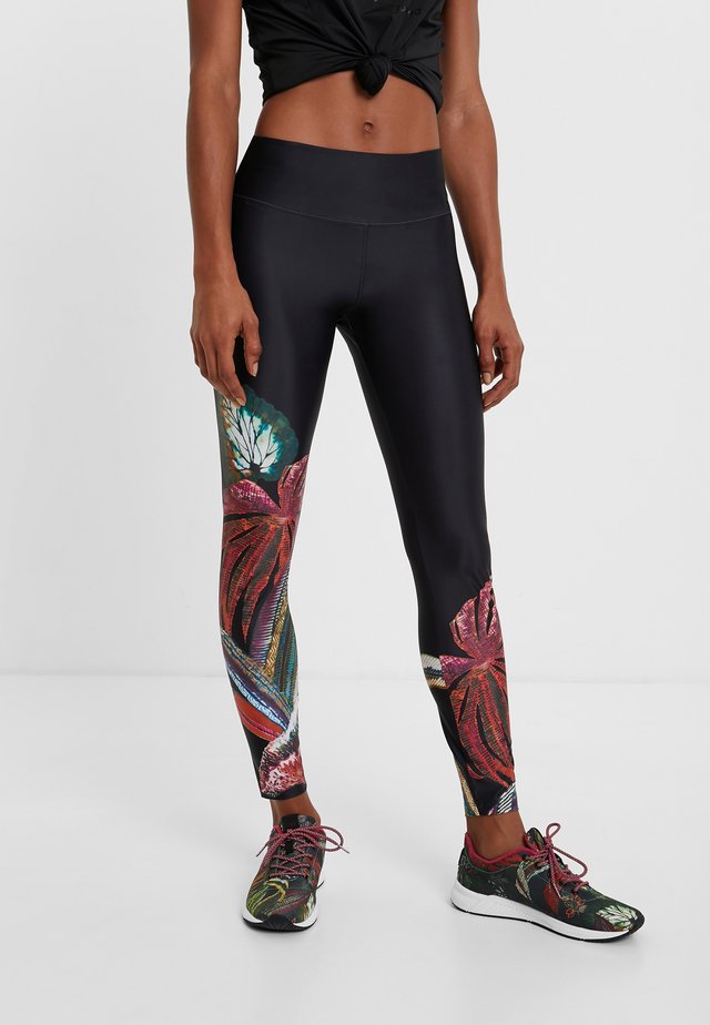 JUNGLE - Collants - black