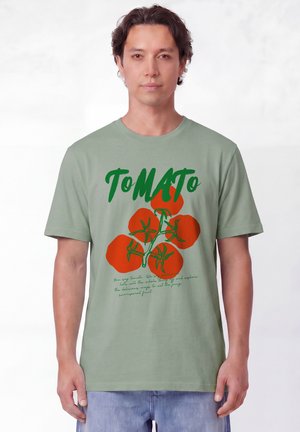watapparel, TOMATO UNISEX - T-Shirt print - aloe