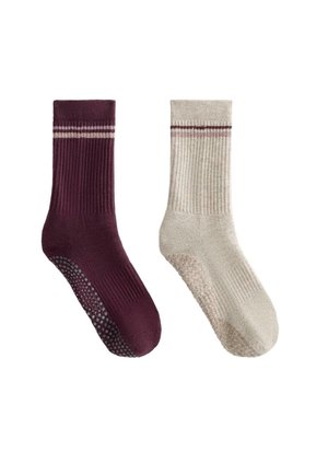 2 PAIRS 32875490 - Ponožky - dark red