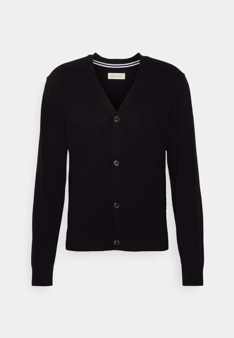 Pier One - Cardigan - black, Enlarge