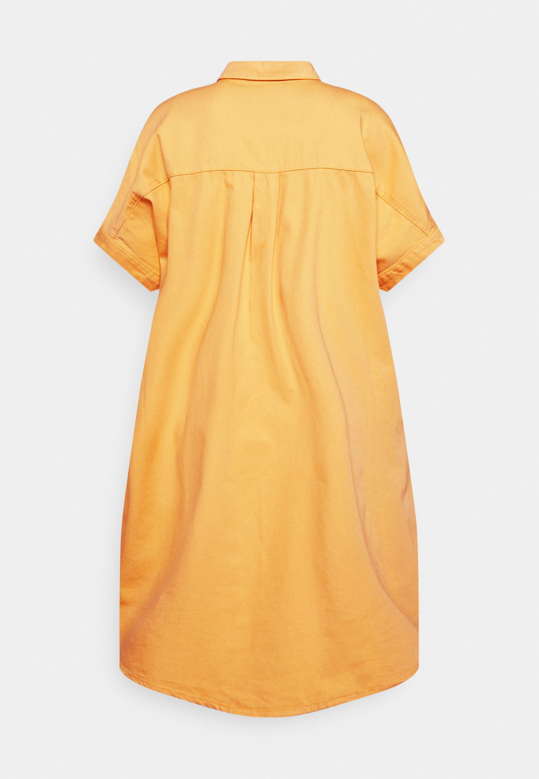 Monki Vestido camisero - yellow bright mango/amarillo - Zalando.es