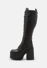 Buffalo KILLAH LACE UP HI - Botas de tacón - black