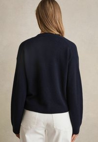 Reiss MILA BUTTON - Chaqueta de punto - navy