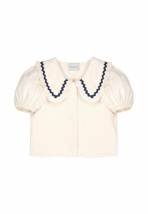 ALTHEA - Blusa - ecru navy