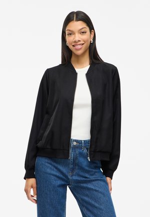 VILA VIPAPAYA - Μπουφάν τύπου bomber - black beauty