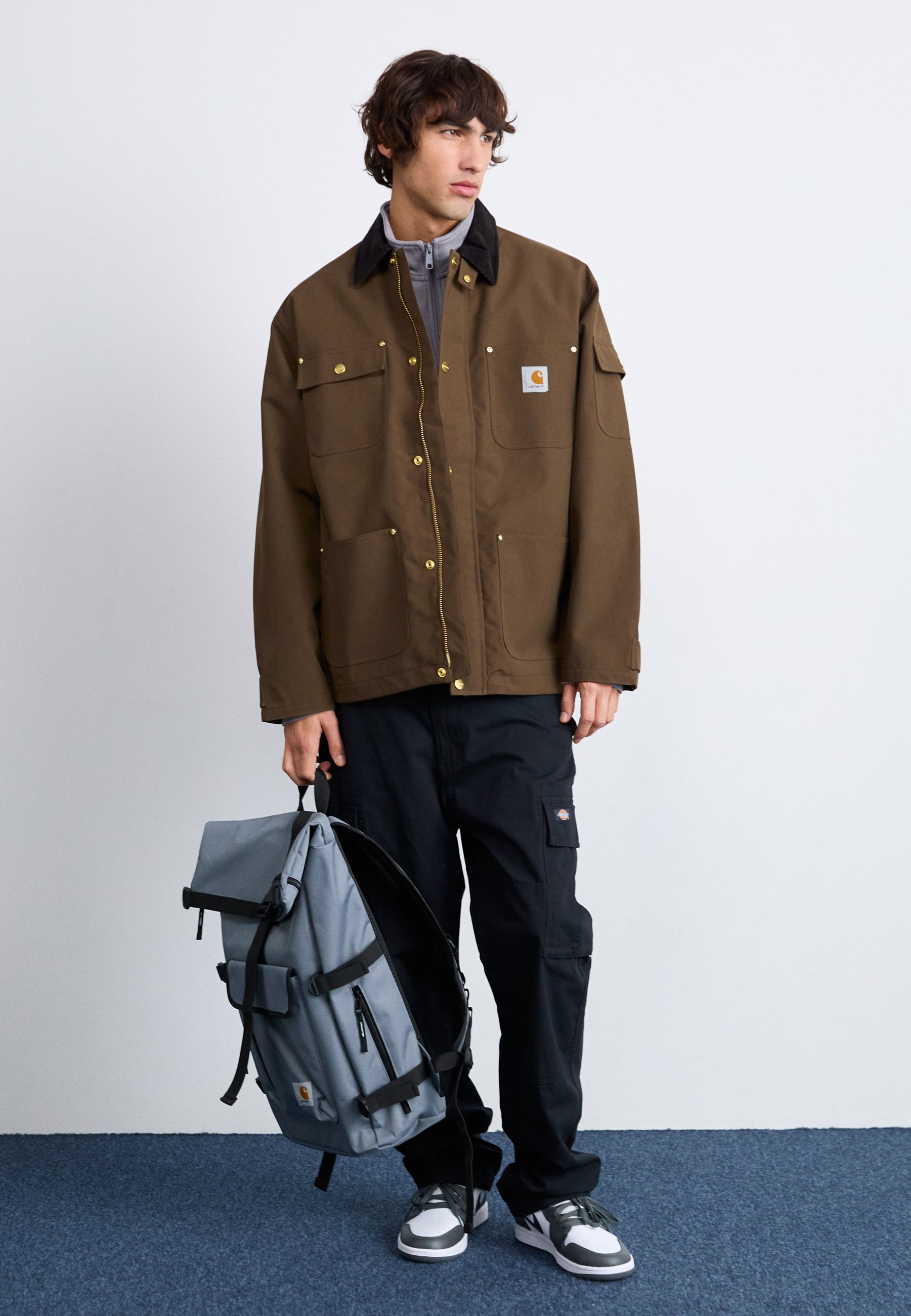 Carhartt WIP CLAPTON JACKET - Summer jacket - liberica/black/olive