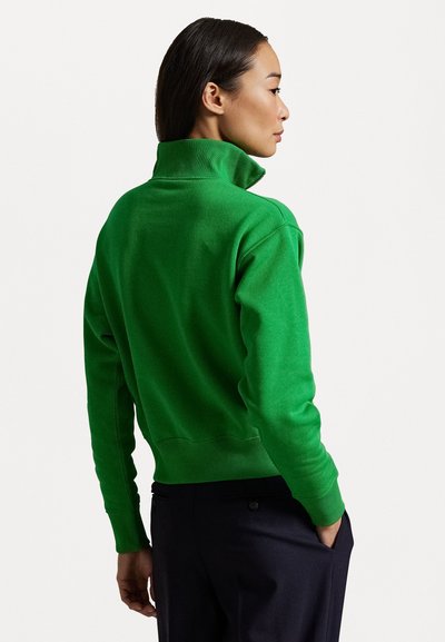 Polo Ralph Lauren FLEECE QUARTER ZIP - Bluză de molton - preppy green