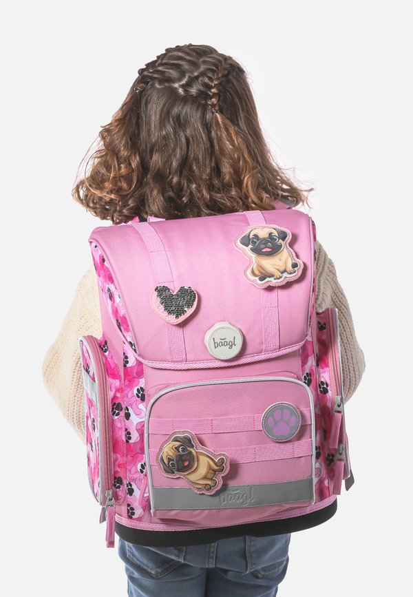 ERGO PFÖTCHEN SET  – Schulranzen Set – rosa