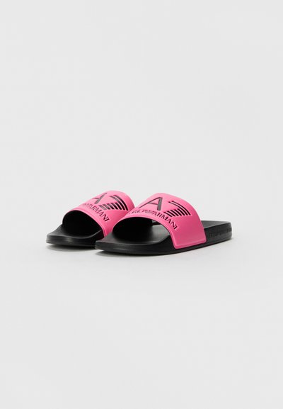 EA7 Emporio Armani UNISEX - Чехли за басейн - pink fluo/black
