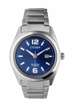 Uhr - silver-coloured blue