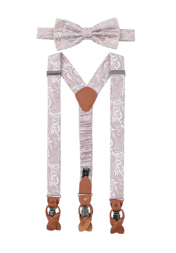 PRINCE BOWTIE HOSENTR�GER SET - Fliege - altrosa