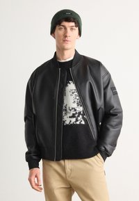 Calvin Klein DOCKER BEANIE UNISEX - Mütze - midnight forest