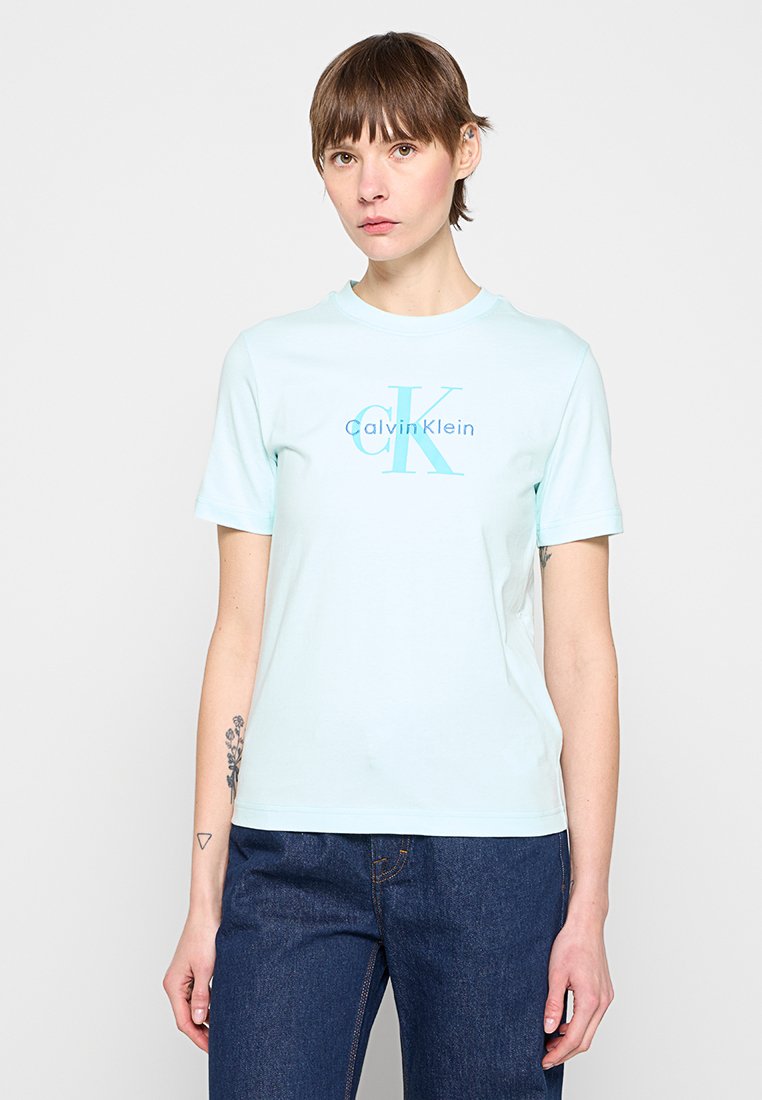 Calvin Klein Jeans T-shirt print lichtblauw