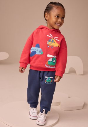 Next SET - Dressikomplekt - red navy blue appliqué transport