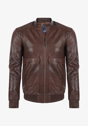 Leren jas - chestnut
