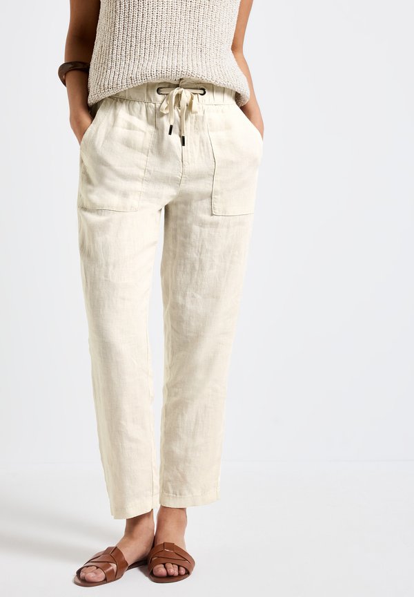 Stoffhose - beige