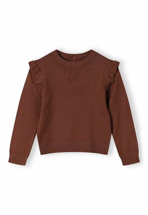 FRILL SLEEVES - Pullover - bordeaux