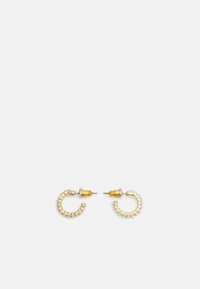 EKTA HUGGIE HOOP EARRINGS - Uhani - gold-coloured
