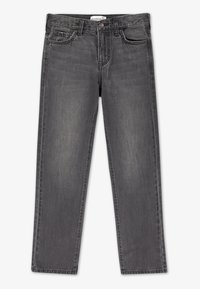Abercrombie & Fitch LOOSE FIT  - Vaqueros rectos - dark grey