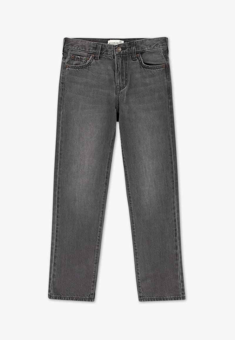 Abercrombie & Fitch LOOSE FIT  - Straight leg jeans - dark grey