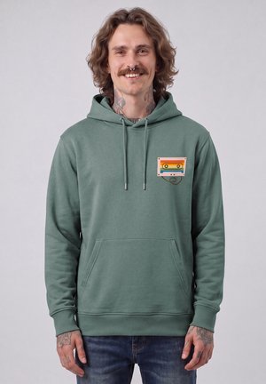 watapparel, RAINBOW CASSETTE UNISEX - Kapuzenpullover - green bay
