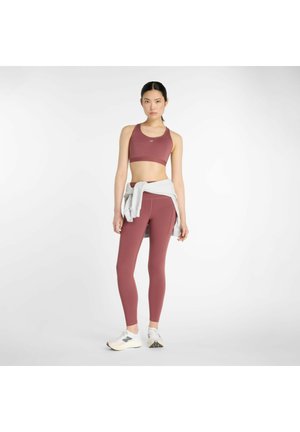 ESSENTIAL RUN - Sport-BH mit mittlerer Stützkraft - washed burgundy