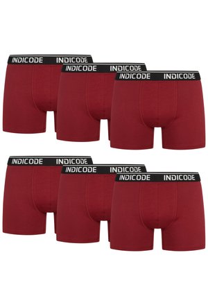 INDICODE JEANS MILANO 6PACK - Hlače - bordeaux