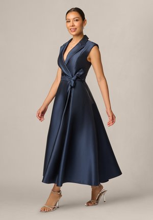Adrianna Papell, LAPEL MIKADO ANKLE - Vestito elegante - midnight