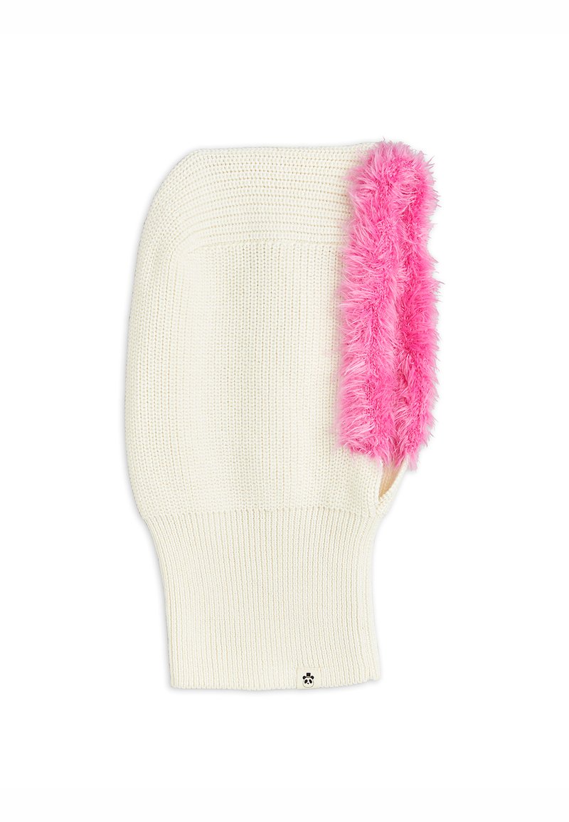 Balaclava Mohair Fatta A Mano – Bianca, Pelo Lungo, Calda – Unisex