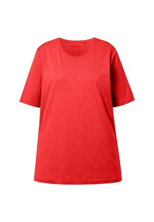 Ulla Popken, PLUS SIZE TEE - T-Shirt basic - coral