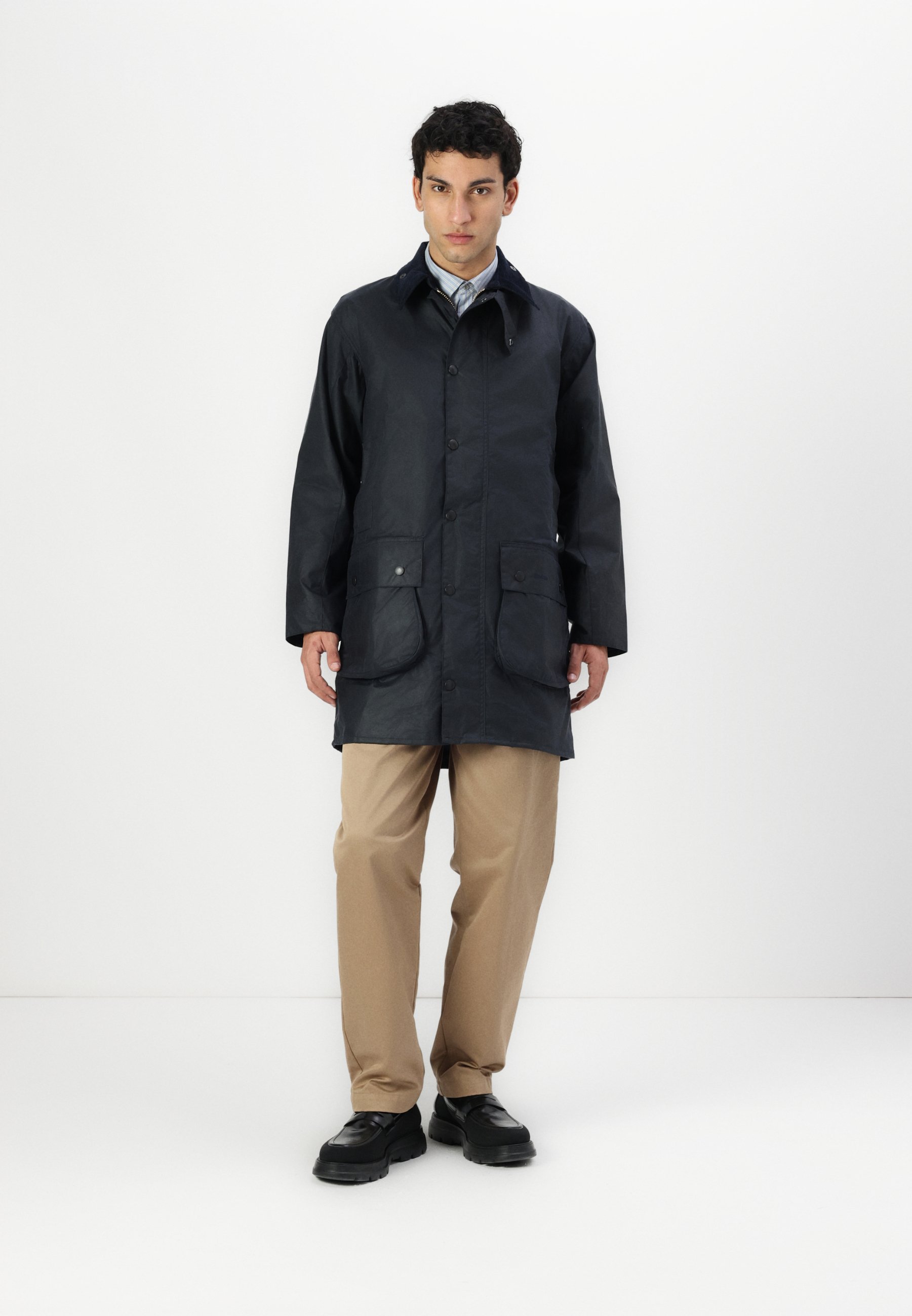 Barbour BORDER WAX JACKET - Outdoor jacket - blauw/dark blue - Zalando