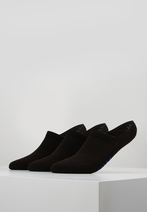 FALKE COOL KICK 3-PACK UNISEX LIGHT CUSHIONING - Socquettes - black