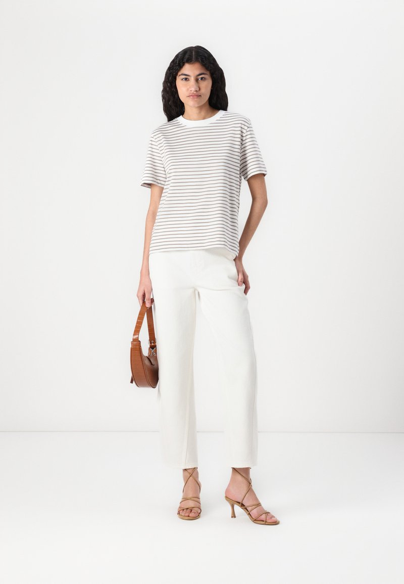 Selected SLFMYESSENTIAL O NECK TEE - T-shirt basic - anemone