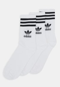 MID CUT UNISEX 3 PACK  - Socks - white/black