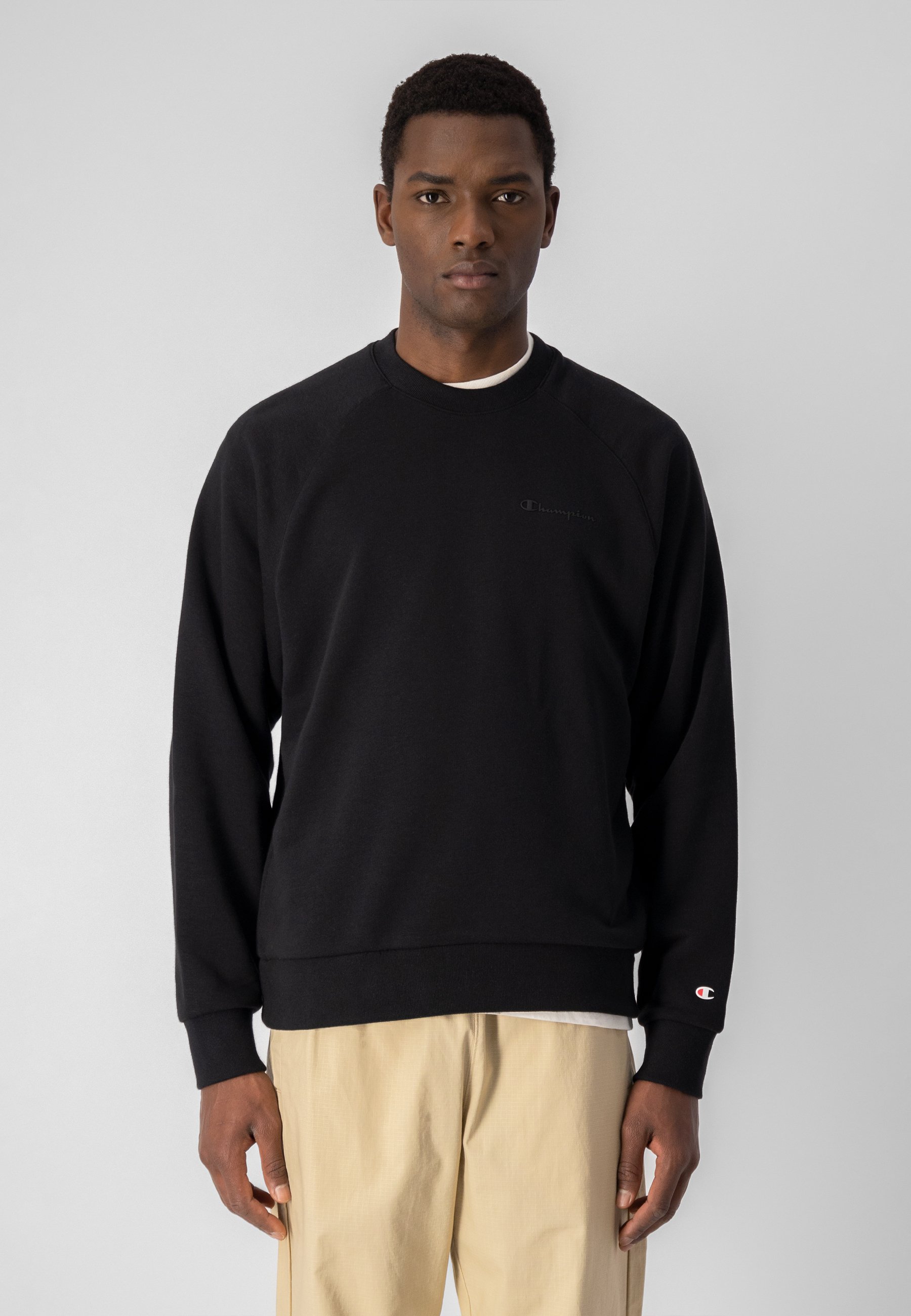 Champion CREWNECK AMERICAN CLASSICS - Sweatshirt - black/noir - ZALANDO.FR