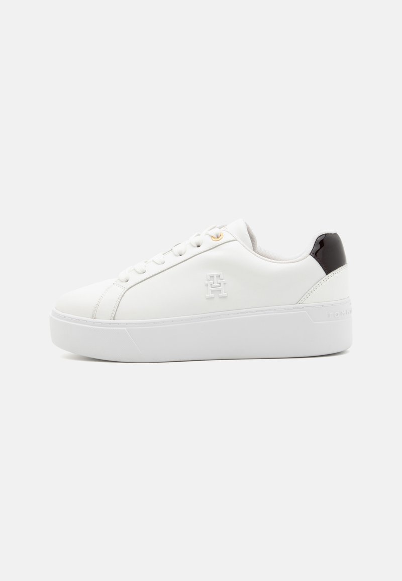 Tommy Hilfiger PLATFORM COURT - Sneakers basse - white