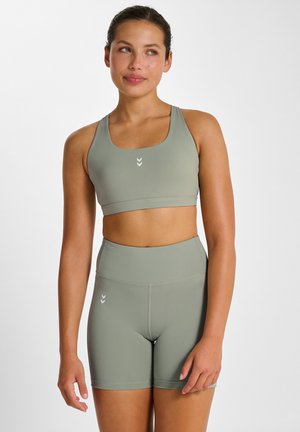 Hummel IMPACT STRAP  - Sports-BH'er med let støtte - seagrass