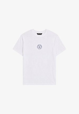 UNFAIR ATHLETICS, DMWU PIN T-SHIRT - Printtipaita - white blue