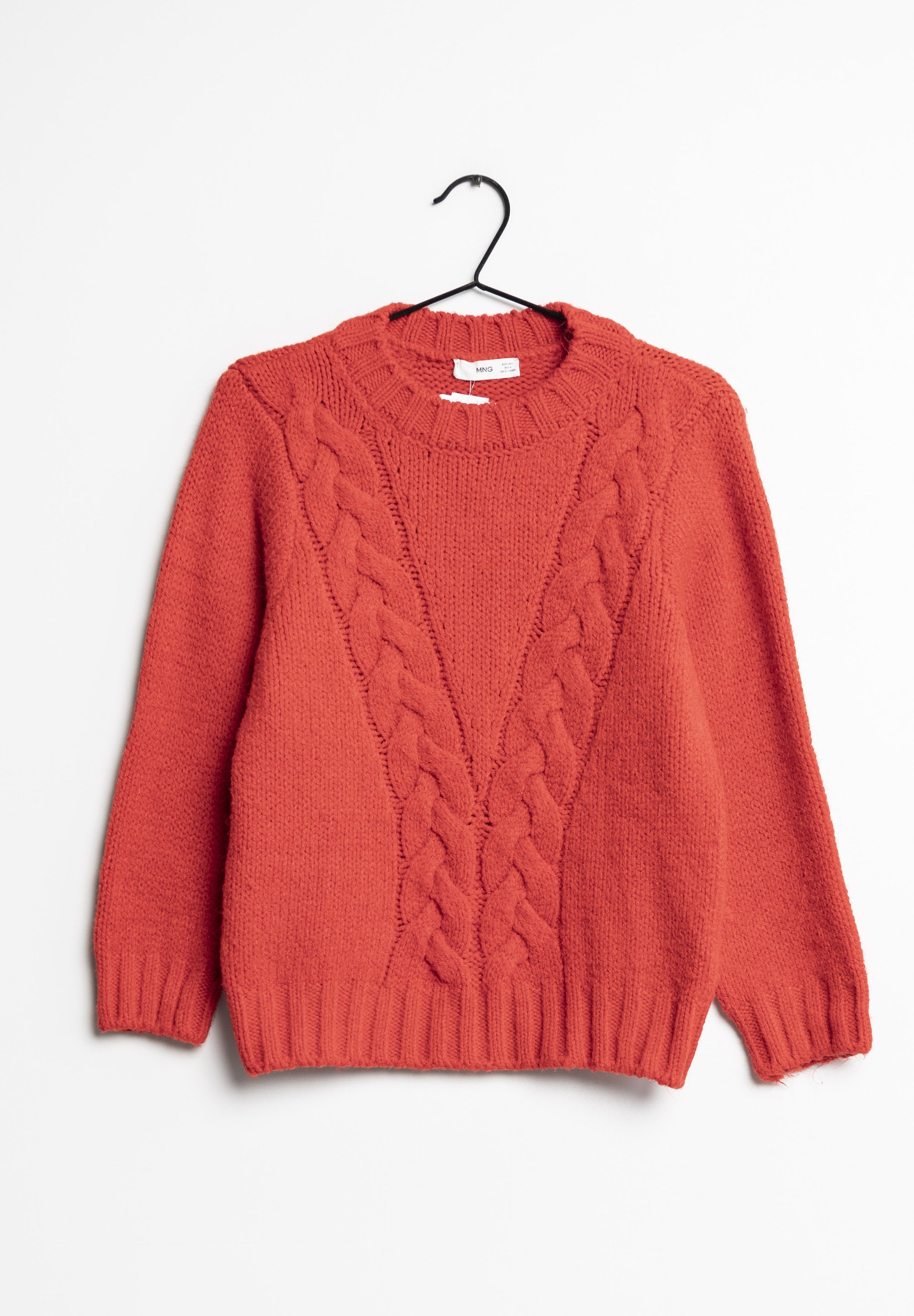 Trecce Maglione Rosso H&m Maglieria, Pullover E Cardigan Da