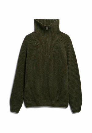 ARMEDANGELS, TWEED - Jumper - dark earth tweed