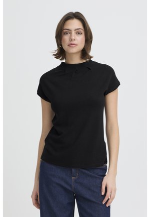 Fransa FRZASKATER 2 TOP - T-shirt basic - black