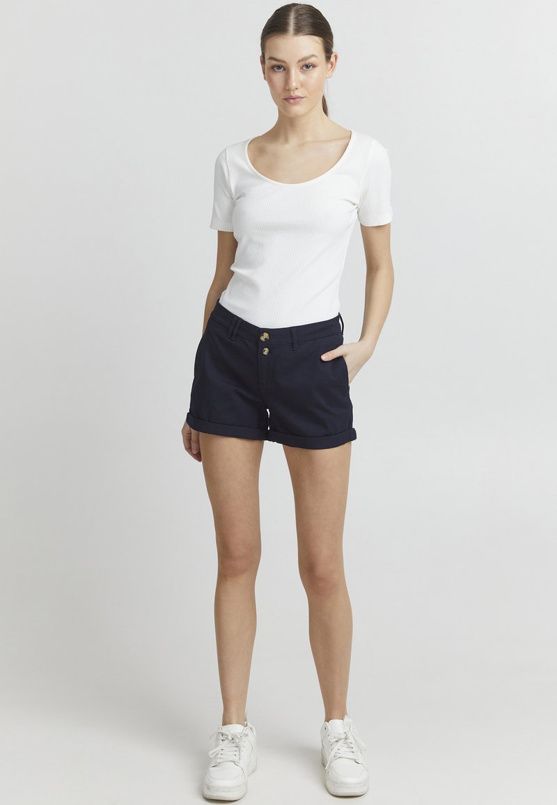 Damen Kleider | Oxmo OXPIERA Shorts dress blues/blau - MY22986 Damen Kleider | Oxmo OXPIERA Shorts dress blues/blau - MY22986