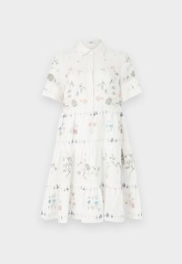 SLEEVE MINI SHIRT DRESS - Tričkové šaty - botanical garden white